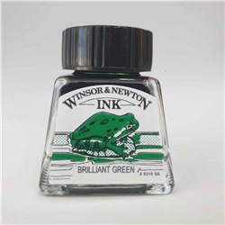 W N 046 Drawing Ink 14mL (962) Brilliant Green Waterproof